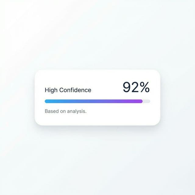 Confidence visualization